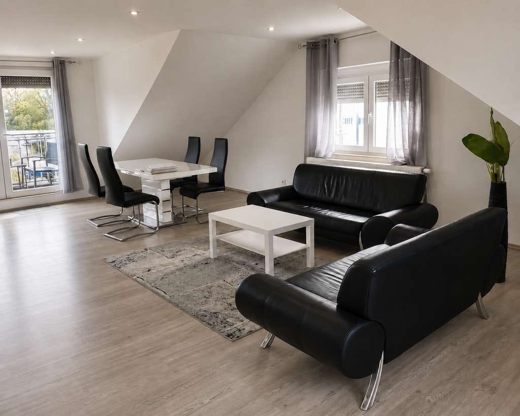 Immobilie in Niefern-Öschelbronn - Modernes Wohnen unterm Dach – 4-Zimmer-Wohnung mit Balkon für Paare oder Familien - Bild 3