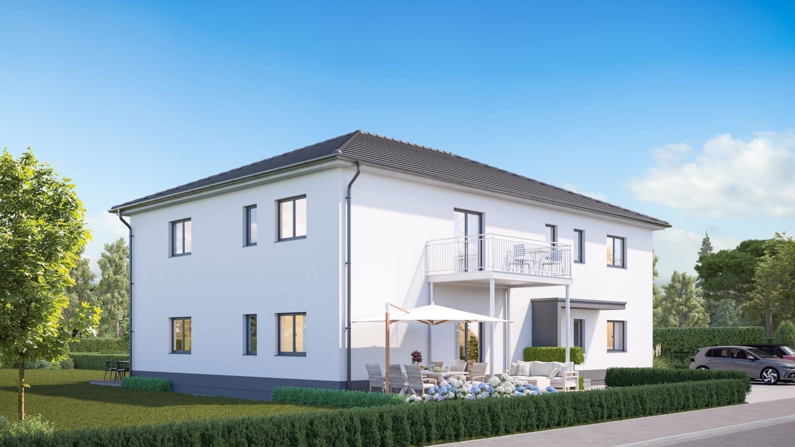 Immobilie in Gerolstein - Zweifamilienhaus (Haus und Garten für ca. 1.500 Euro monatlich) - Bild 1