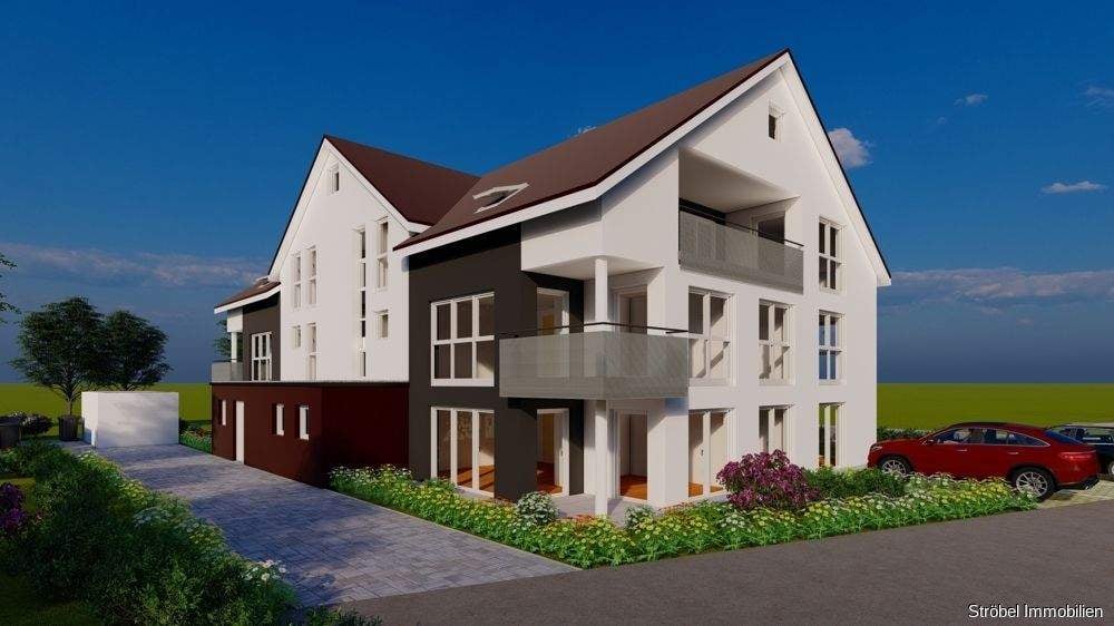 Immobilie in Schrozberg - Moderne 3-Zimmerwohnung in Schrozberg zu kaufen - KfW 55 - Bild 3