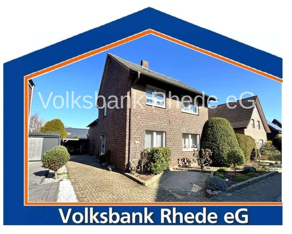 Immobilie in Rhede - Attraktives Zweiparteienhaus mit schönem Garten, Teich, Balkon in ruhiger Lage von Rhede - Bild 0