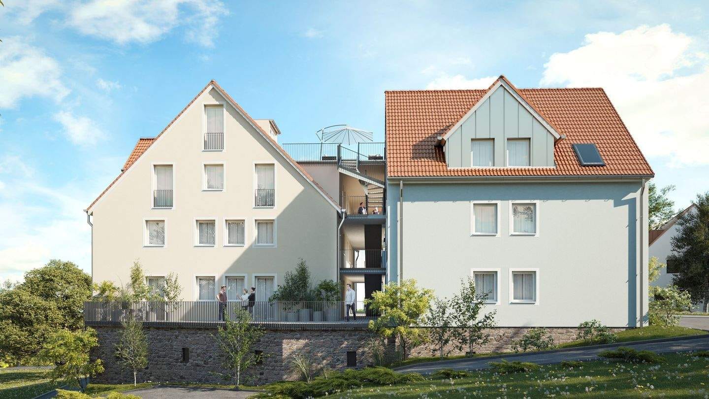 Immobilie in Waldenburg - DG-Wohnung der Luxusklasse - mit Lounge-Bereich und zus. Dachterrasse - Bild 2