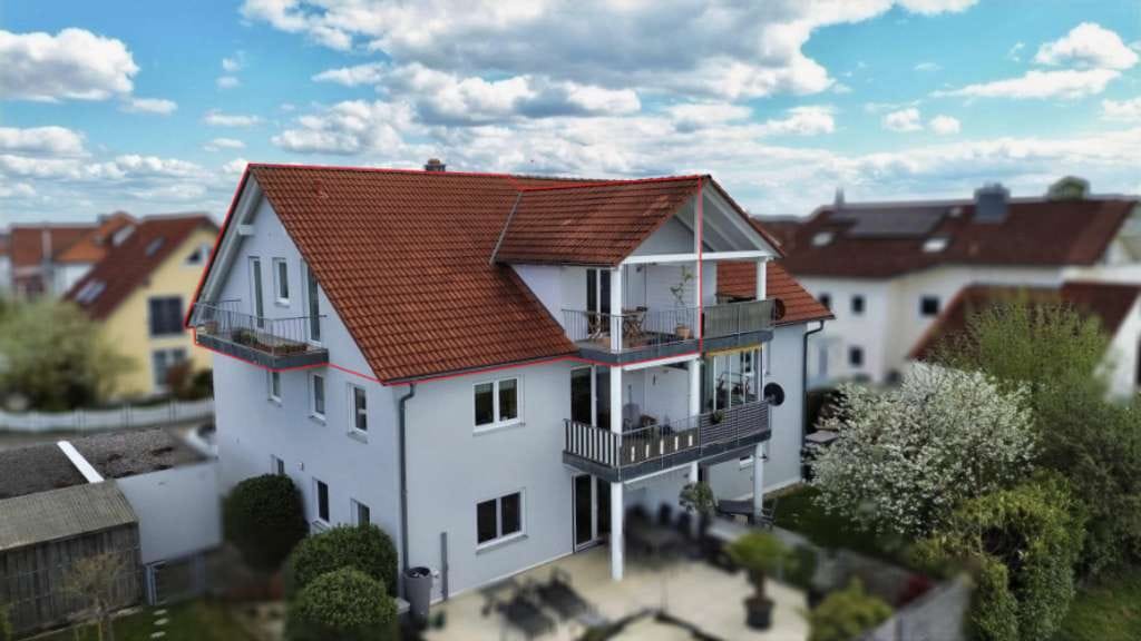 Immobilie in Gaimersheim - Gemütliche 2-Zimmer-Dachgeschosswohnung mit sagenhaftem Ausblick - Bild 0