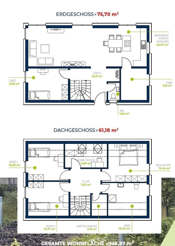 Immobilie in Groß Köris - Einfamilienhaus INDIVIDUELL. SOLIDE. BEZAHLBAR. inkl. Grundstück - Bild 2