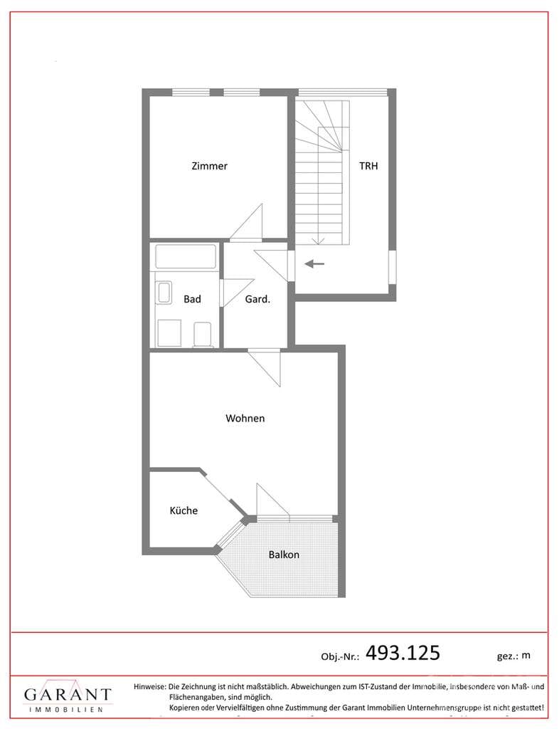 Immobilie in Belgershain - Reizvolle 2 Zimmer-Wohnung mit Balkon in Köhra - Bild 3