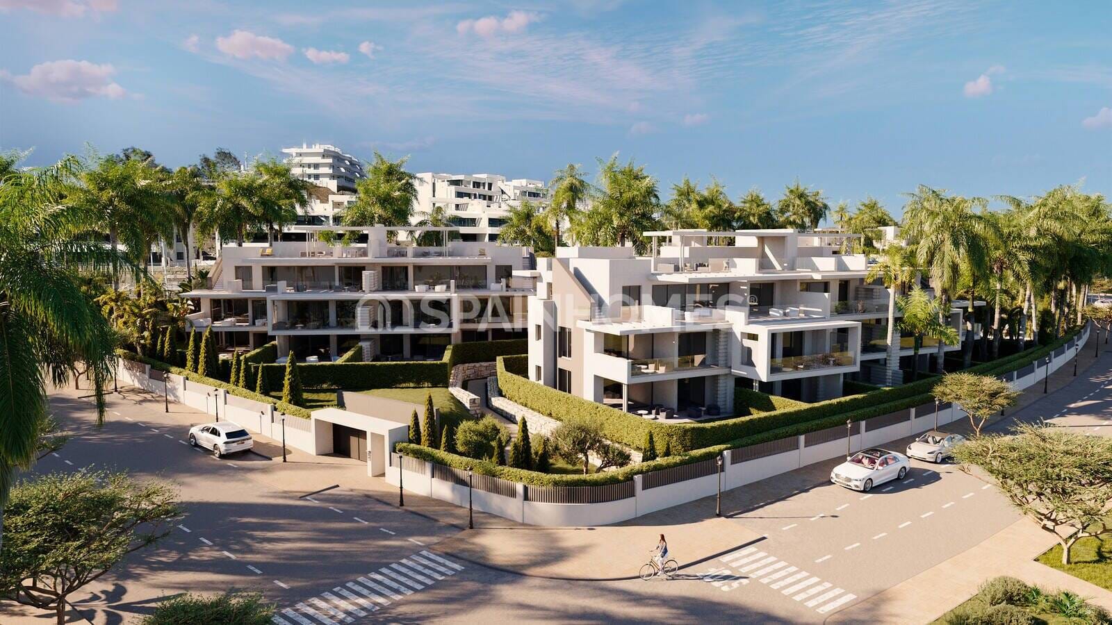 Immobilie in Ahlden - Bergblick-Wohnungen in einem Komplex in Strandnähe in Estepona Málaga - Bild 4
