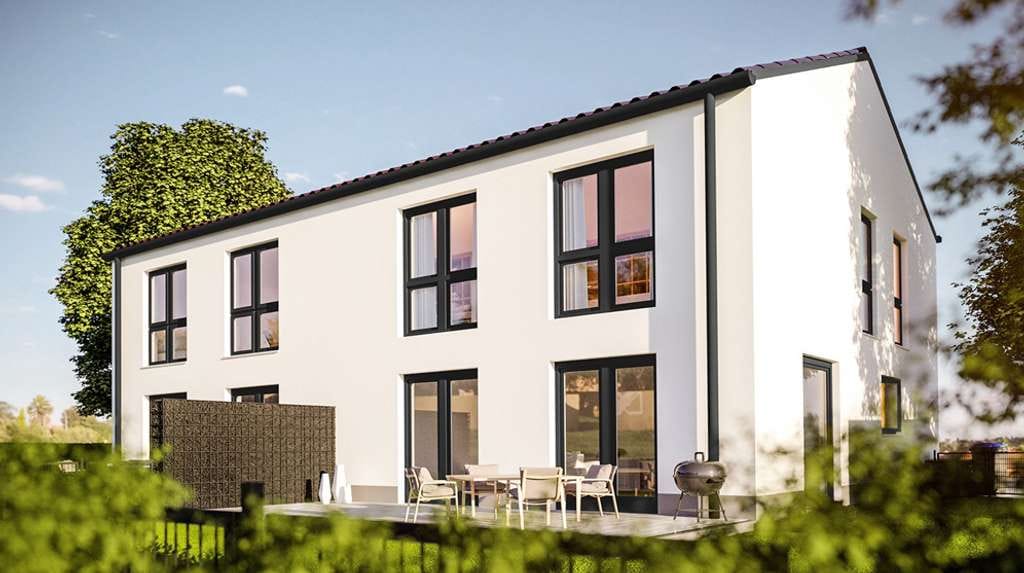 Immobilie in Hiltenfingen - neue Doppelhaushälfte (Haus C) KFW 55 in der Ortsmitte - Bild 3