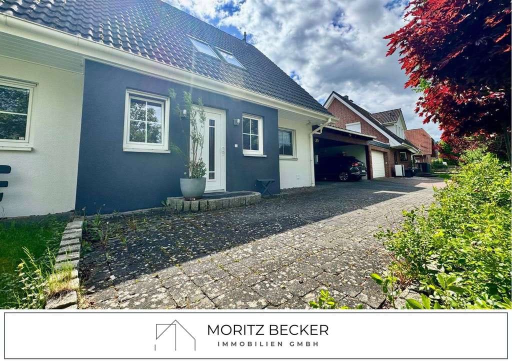 Immobilie in Elze - Sofort Einziehen und Wohlfühlen in Mehle: Modernes Einfamilienhaus auf großem Südgrundstück! - Bild 1