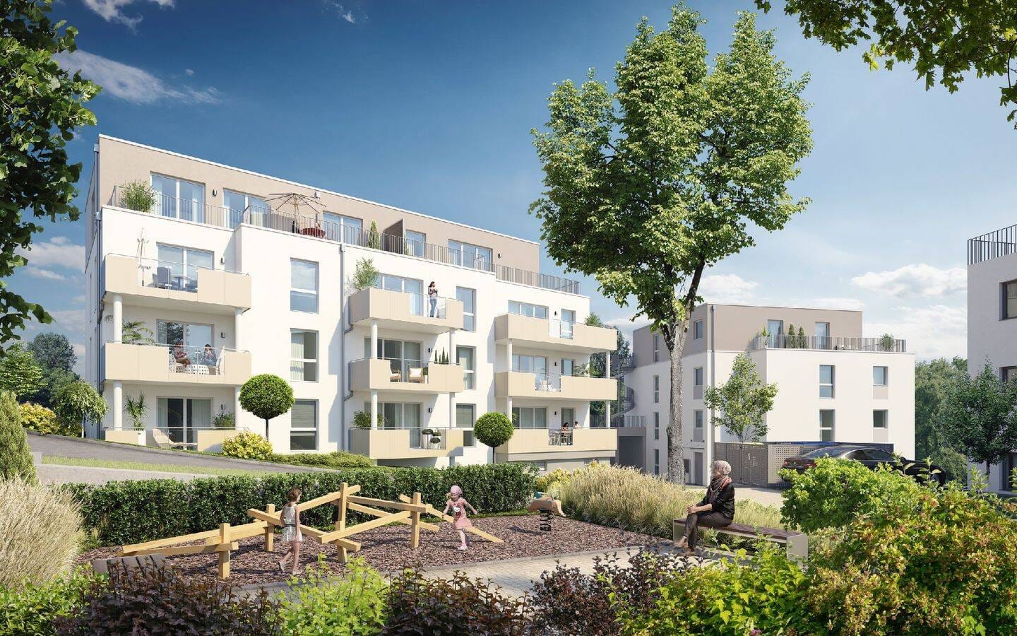Immobilie in Bad Endbach - Exklusive, barrierefreie Neubauwohnung mit hoher Wohnqualität - Bild 0