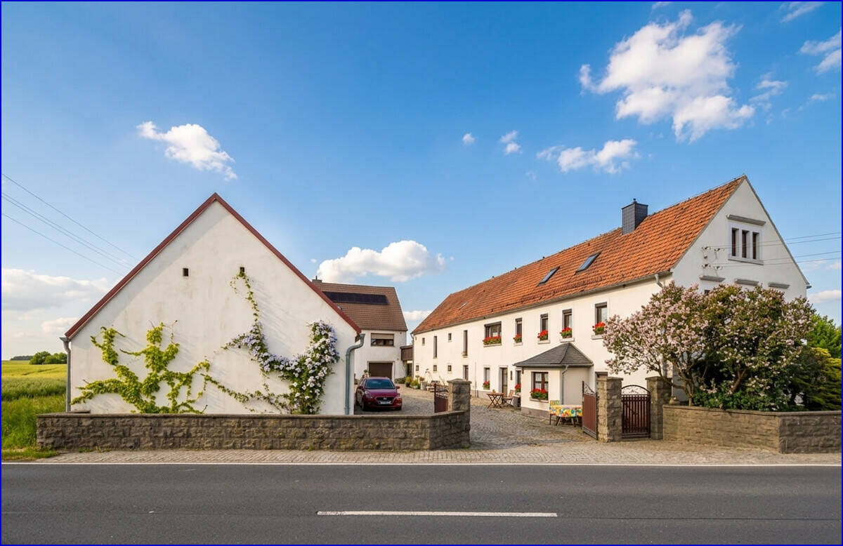Immobilie in Großenhain - Ein Hof voller Möglichkeiten - teilmodernisierter Drei-Seitenhof in Wildenhain - Bild 1