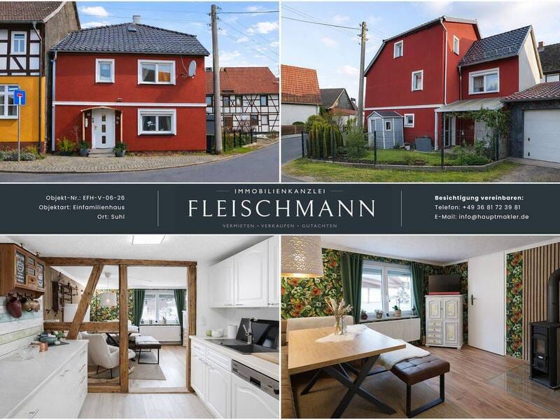 Immobilie in Suhl - Ein Zuhause mit Herz - liebevoll saniertes Einfamilienhaus in Suhl - Bild 0