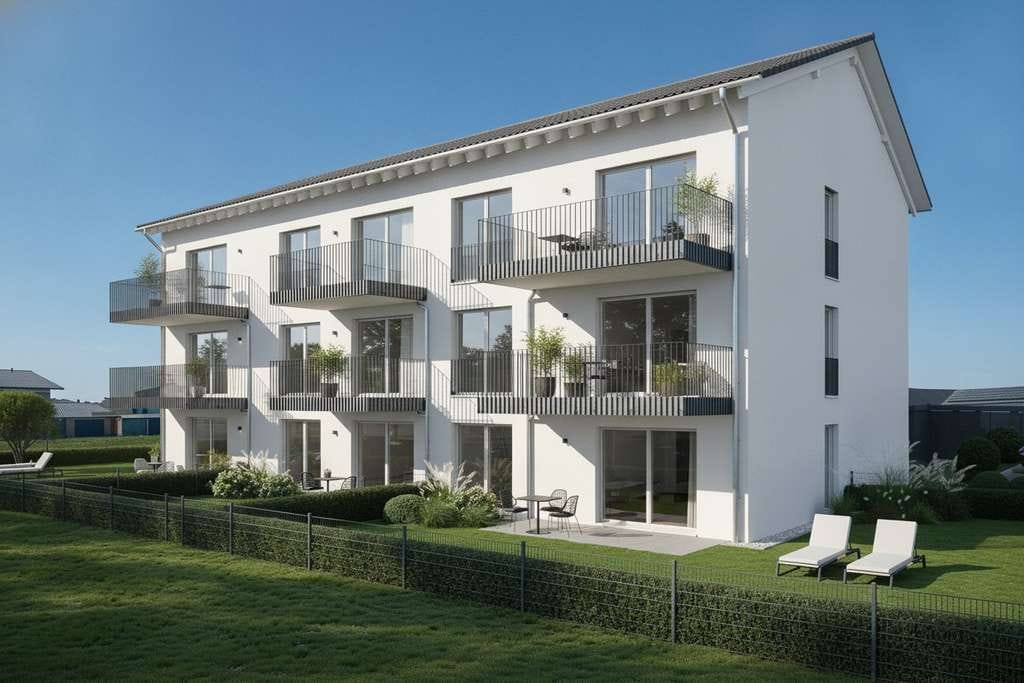 Immobilie in Malching - Moderne 2 Zimmer Neubau Whg. 2.OG Malching Wnr. 14 - Bild 1