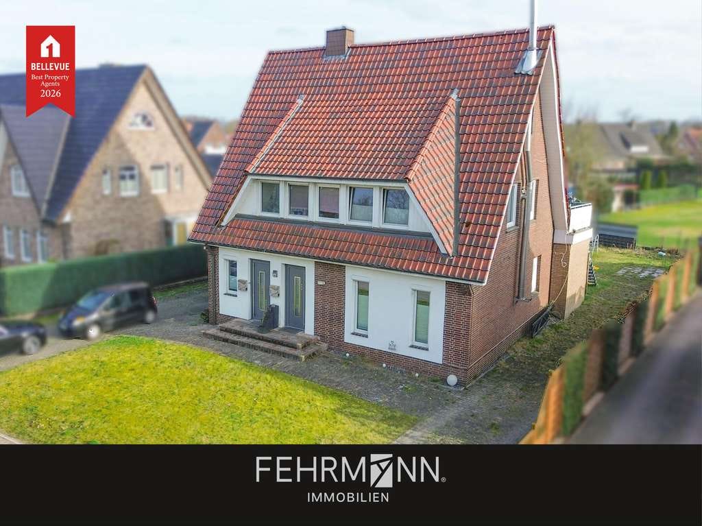 Immobilie in Haren (Ems) - Attraktives Zweifamilienhaus in Haren/Wesuwe zum Kauf - Bild 0