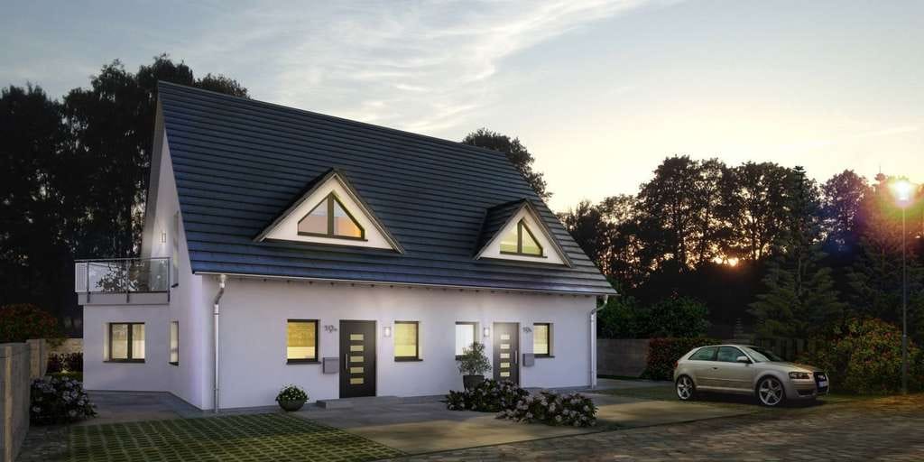 Immobilie in Loffenau - Ihr Traum vom Eigenheim - Flexible Doppelhaushälfte Double 3 mit großzügigem Wohnraum - Bild 1