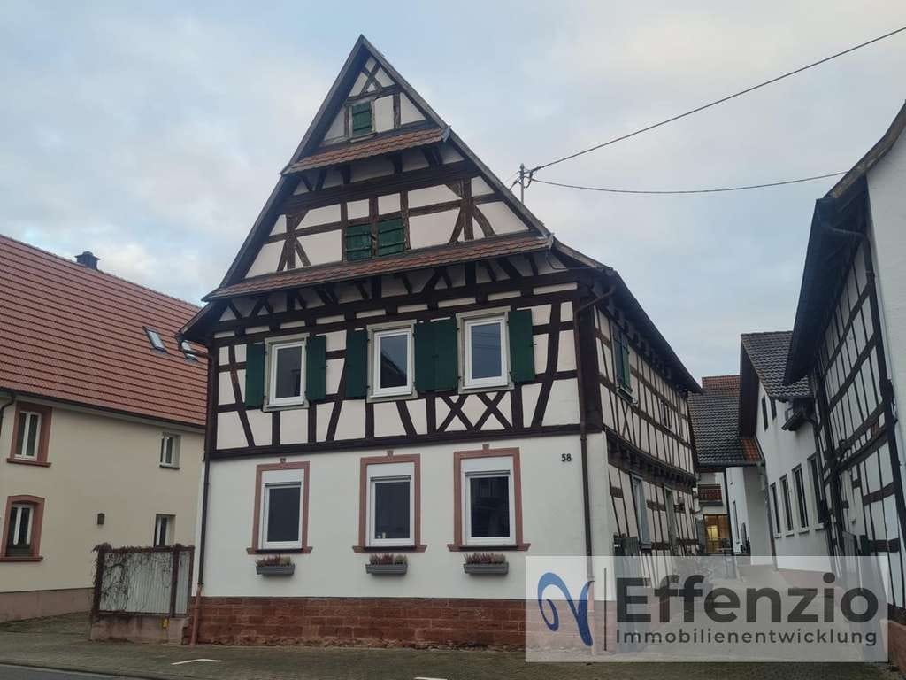 Immobilie in Herxheim - Charmantes Fachwerkhaus in Ortsmitte - Bild 0
