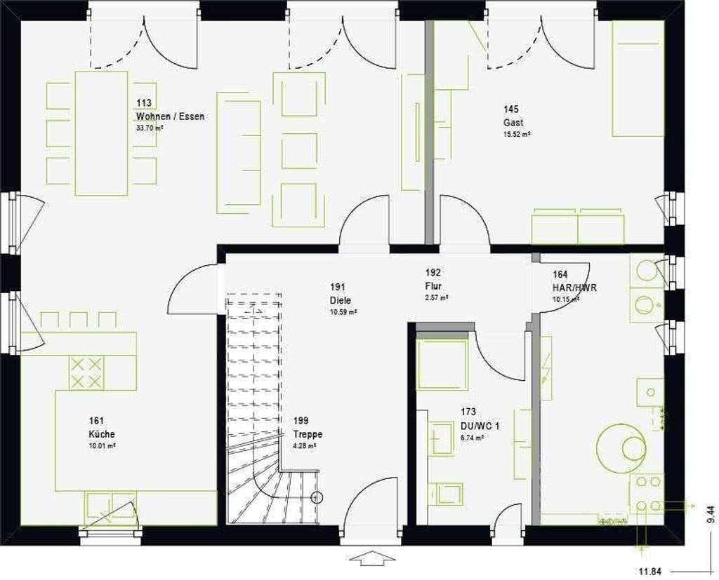Immobilie in Meinheim -  Ein schönes Zuhause gehört zu den wichtigsten Dingen im Leben! Bauen Sie Ihr Traumhaus - Bild 2