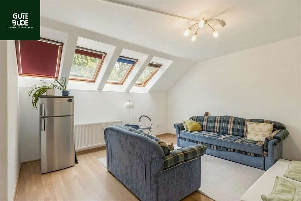 Immobilie in Randersacker - Kapitalanlage mit Perspektive: Vermietete 2-Zimmer-Dachgeschosswohnung in Randersacker - Bild 1