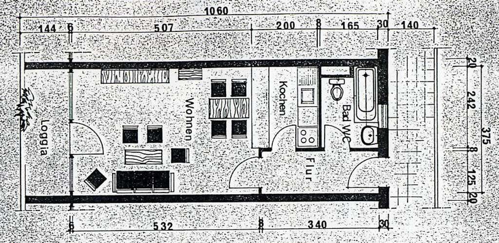 Immobilie in Freudenstadt - Gemütliche im Herzen des Naturparks Schwarzwald gelegene 1-Zimmer-Wohnung mit Balkon - Bild 1