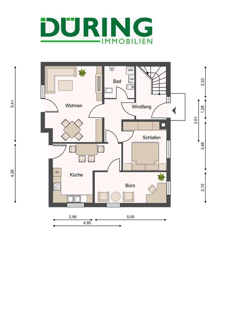 Immobilie in Rhauderfehn - Vielseitig nutzbares Mehrparteienhaus mit drei Wohneinheiten und ca. 250 m² Wohnfläche - Bild 4