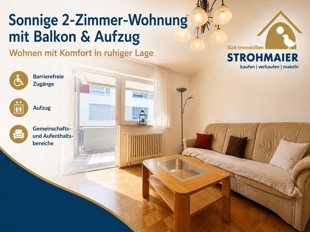 Immobilie in Oberrot - Wohnen mit Komfort – sonnige 2-Zimmer-Wohnung mit Balkon - Bild 0