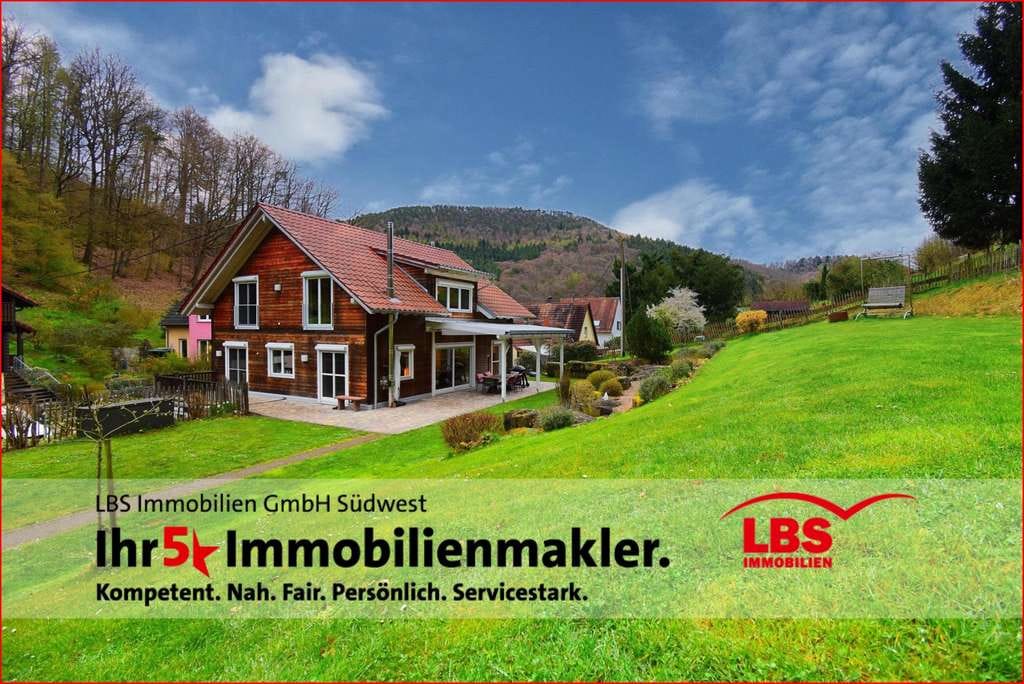 Immobilie in Eußerthal - #WaldrandOase 
#Design #Sternenhimmel 
#Traumhaus #Luxuriös 
#hochwertigeMöbelierung #bezugsfertig  - Bild 0