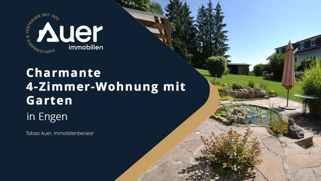 Immobilie in Engen - Haus im Haus - bezugsfreie 4 Zi. Wohnung mit Garten in Engen - Bild 0