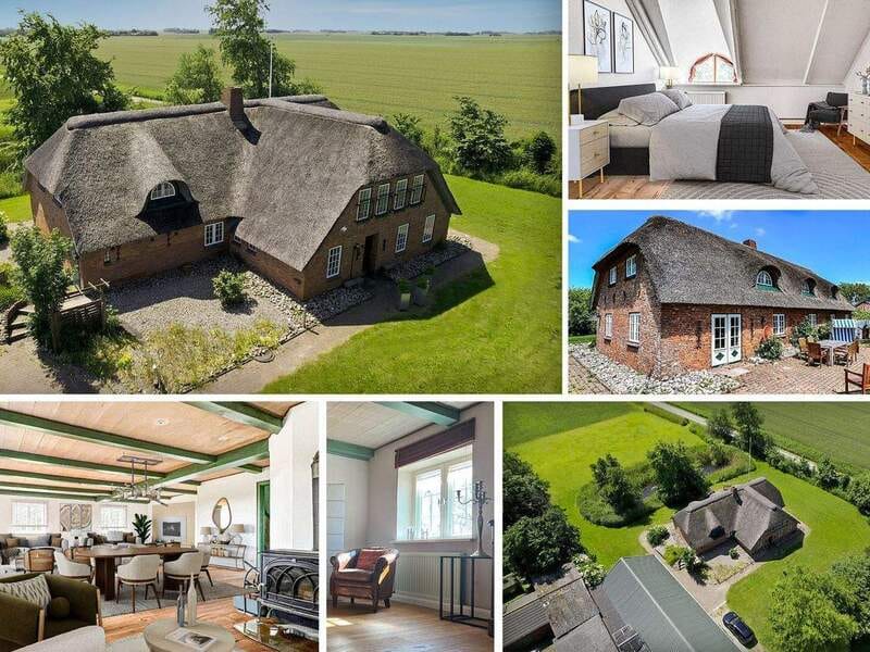 Immobilie in Emmelsbüll-Horsbüll - Exklusiver Reetdachtraum | 275qm2 – 7 Zimmer | SYLT vor der Tür | Sauna, EBK., Whirpool uvm. | Traumlage … - Bild 0