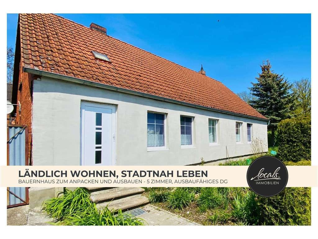 Immobilie in Stüdenitz-Schönermark - Ländlich wohnen, stadtnah leben – Bauernhaus mit Garten, Ausbaureserve und Nähe zu Kyritz - Bild 0