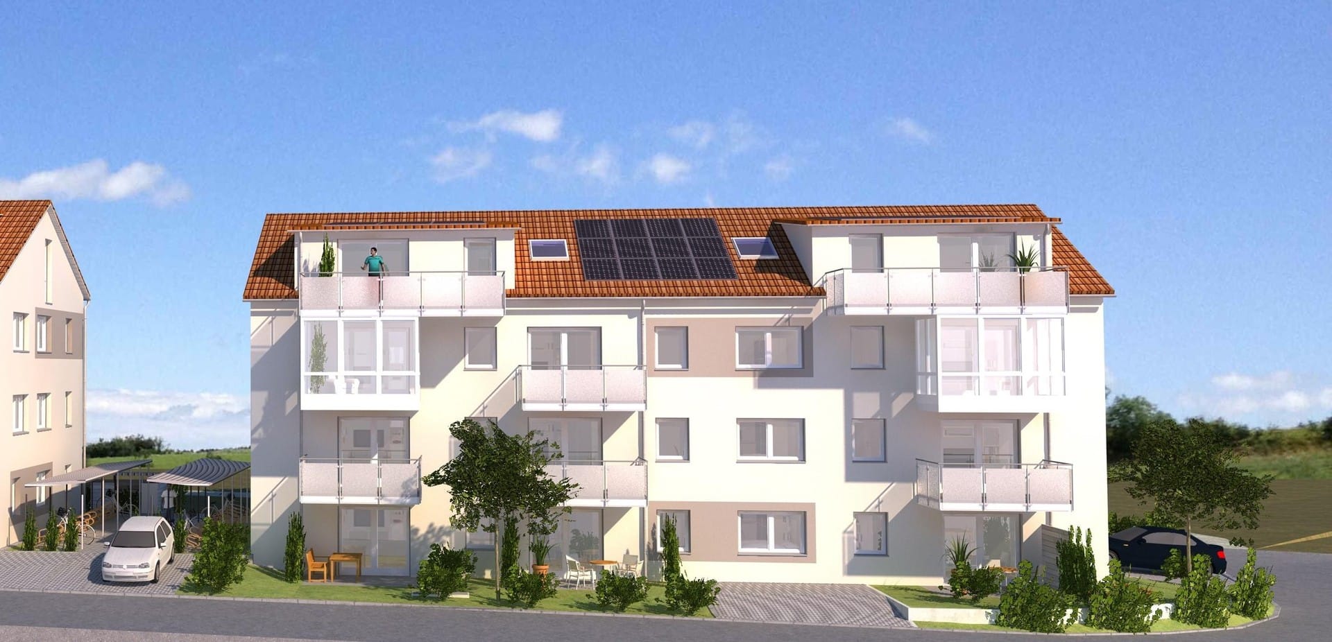 Immobilie in Eutingen im Gäu - Neubauwohnung W2 EG Weizenstraße in Eutingen im Gäu - Bild 1