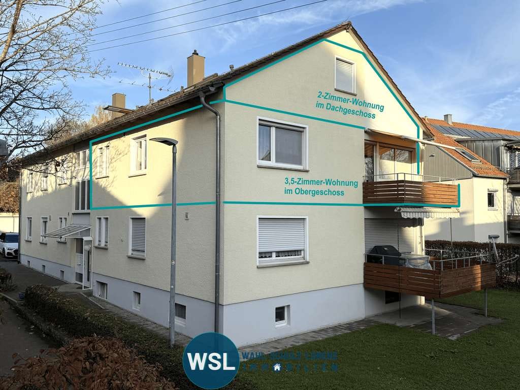 Immobilie in Wendlingen am Neckar - Seltene Kaufgelegenheit: 2 Wohnungen im Paket (3,5-Zi. & 2,5-Zi.) in guter Lage von Wendlingen - Bild 0