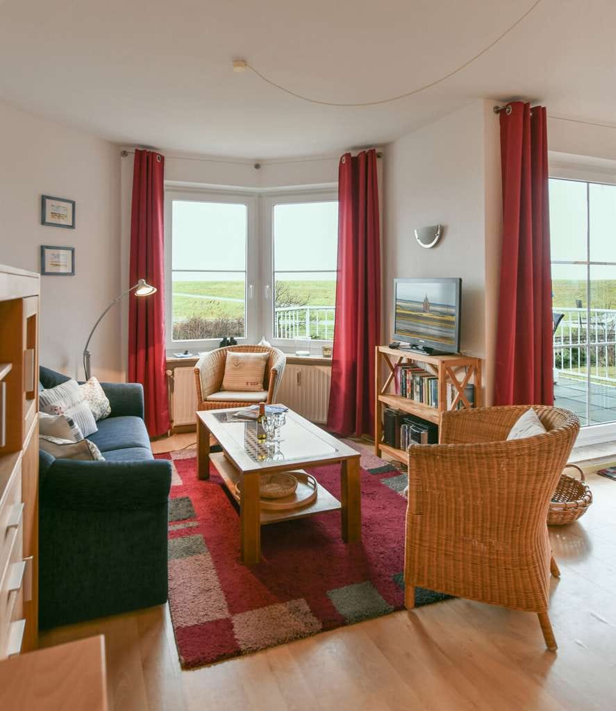 Immobilie in Wangerooge - Sonnige Ferienimmobilie mit Südbalkon und Deichblick - Bild 4