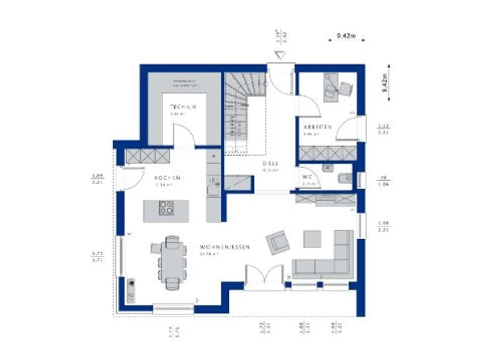 Immobilie in Wörnitz - Moderne Architektur - Einfamilienhaus inkl. Grundstück - projektiertes Objekt - Bild 3