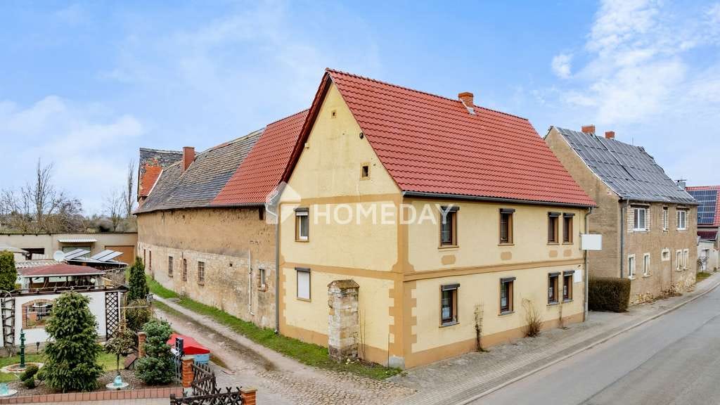 Immobilie in Teutschenthal - Großzügiges Bauernhaus mit weitläufigem Grundstück und vielseitigem Nutzungspotenzial - Bild 0