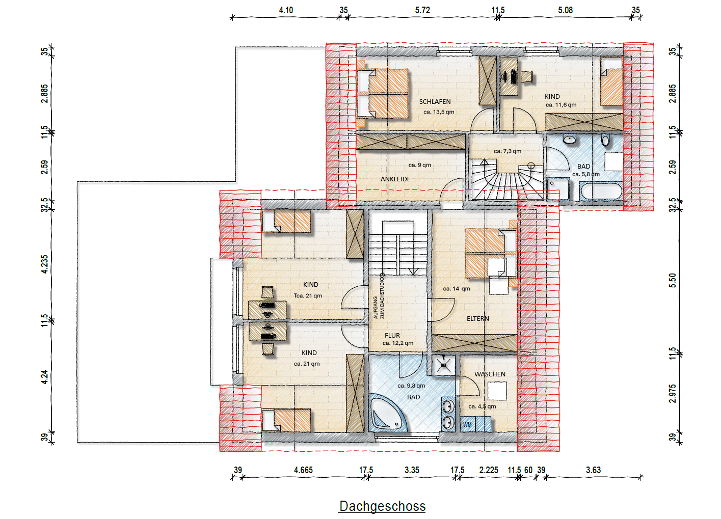 Immobilie in Neetze - Zweifamilienhaus mit Doppelhauscharakter – 294 m² Wohnfläche – 1.068 m² Eigentumsgrundstück in 21398 Neetze - Bild 4