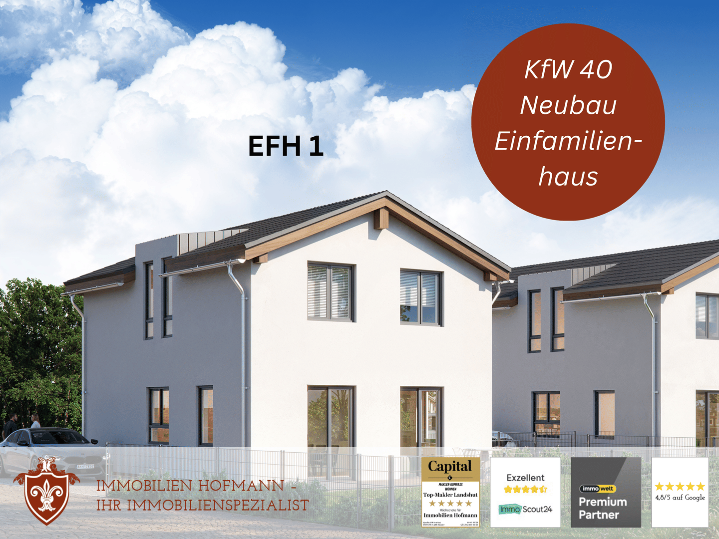 Immobilie in Moosthenning - NEUBAU KfW 40 Einfamilienhaus in Dornwang! - Bild 0