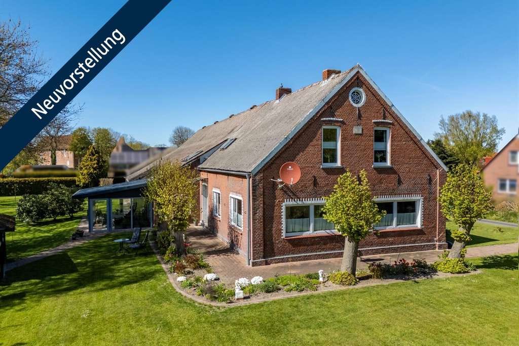 Immobilie in Dornum - Modernisierter Gulfhof nahe Nordsee – ca. 340 m² Wohnfläche, großer Garten & riesige Scheune - Bild 0