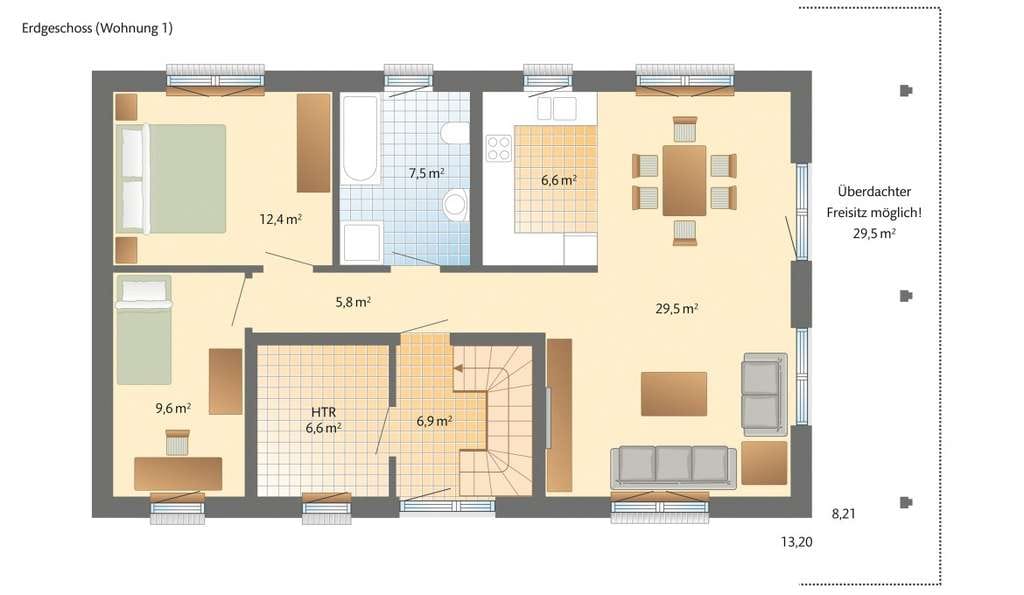 Immobilie in Rosenthal - Haus mit Einliegerwohnung Technikfertig gebaut - Bild 4