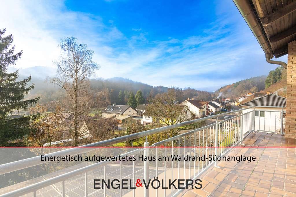 Immobilie in Münchweiler am Klingbach - Energetisch aufgewertetes Haus am Waldrand-Südhanglage - Bild 0