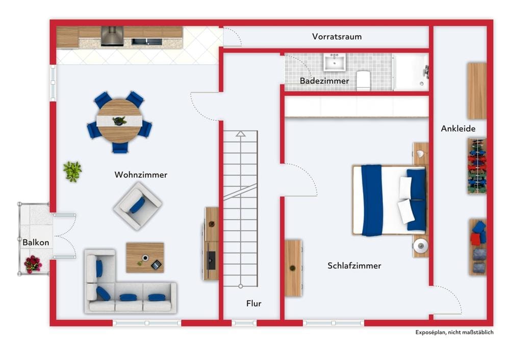 Immobilie in Mandelbachtal - Ommersheim-Ortskern: Ein- bis Zweifamilienhaus mit Garage, einseitig angebaut, in sehr guter Lage - Bild 2