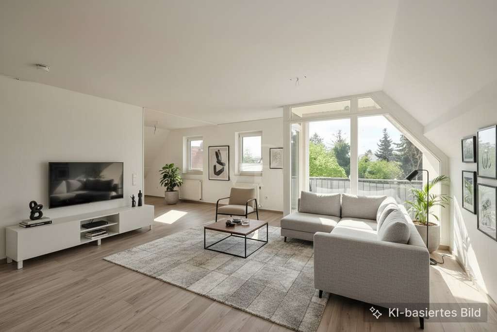 Immobilie in Münster (Hessen) - Helle Maisonettewohnung mit Balkon und Stellplatz - Bild 0