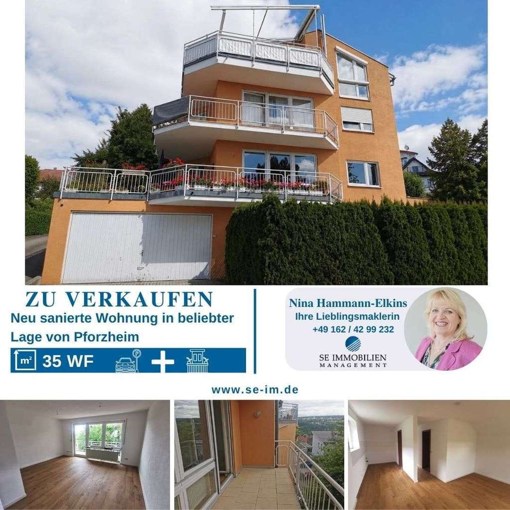 Immobilie in Pforzheim - Neu sanierte ETW mit Balkon in begehrter Lage - Bild 0