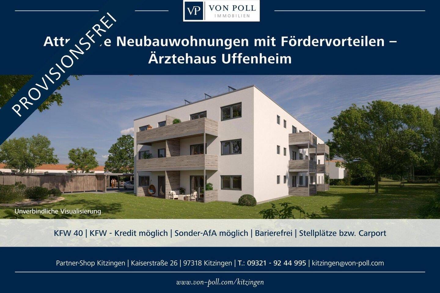 Immobilie in Uffenheim - Arbeiten/Wohnen im renommierten Ärztehaus Uffenheim - moderne Gewerbeeinheit mit Zukunftsperspektive - Bild 0