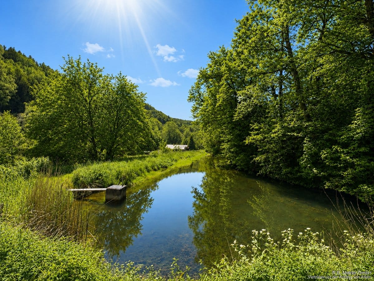 Immobilie in Herscheid - R.B. Makler: Naturidylle mit eigenem Teich und historischem Charme in Herscheid! - Bild 3