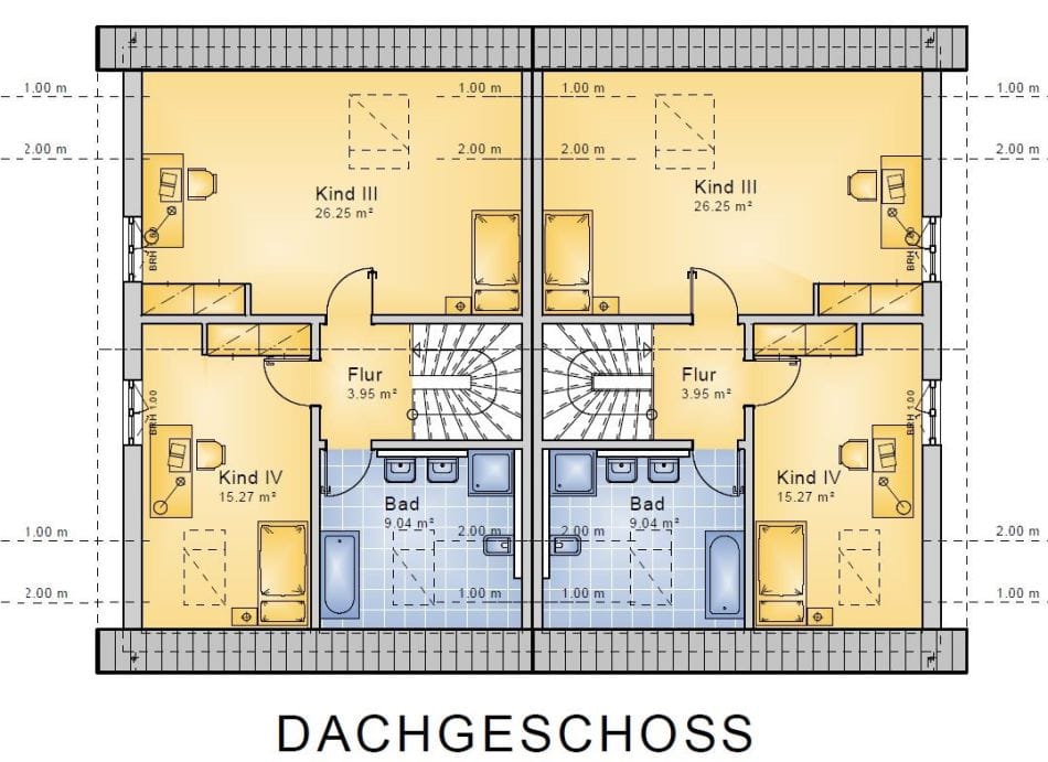 Immobilie in Schmidmühlen - RH490a Neubau von Doppelhaushälften im Nato-Model / ca. 15 km westlich Schwandorf - Bild 2