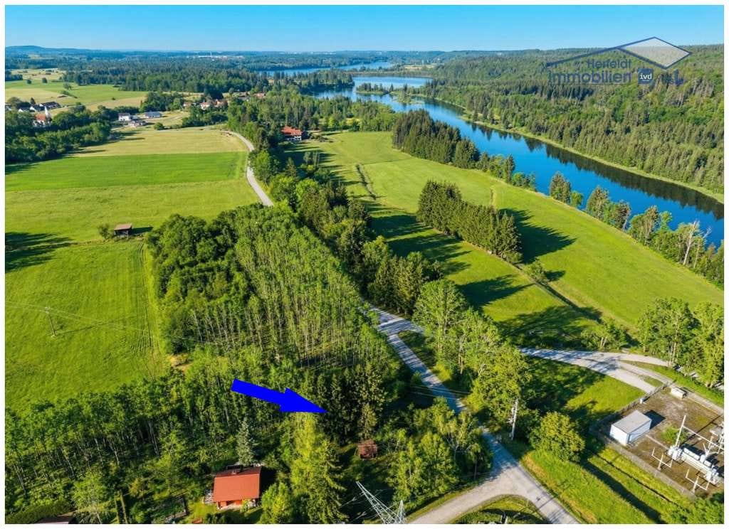 Immobilie in Fuchstal - Idyllisches Freizeitgrundstück mit projektiertem Haus in Lechnähe mit 50 m2 - Wochenendhaus - Bild 3