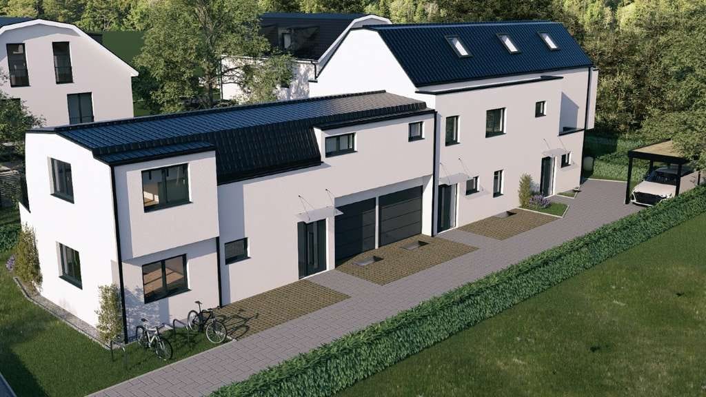 Immobilie in Ottobrunn - Neubau: Modernes Reihenmittelhaus ruhig und zentral in Ottobrunn - RMH2 - Bild 1