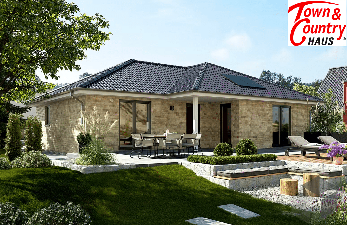 Immobilie in Knetzgau - Town & Country Winkelbungalow 108 – modernes Wohnen auf einer Ebene in KNETZGAU - Bild 2