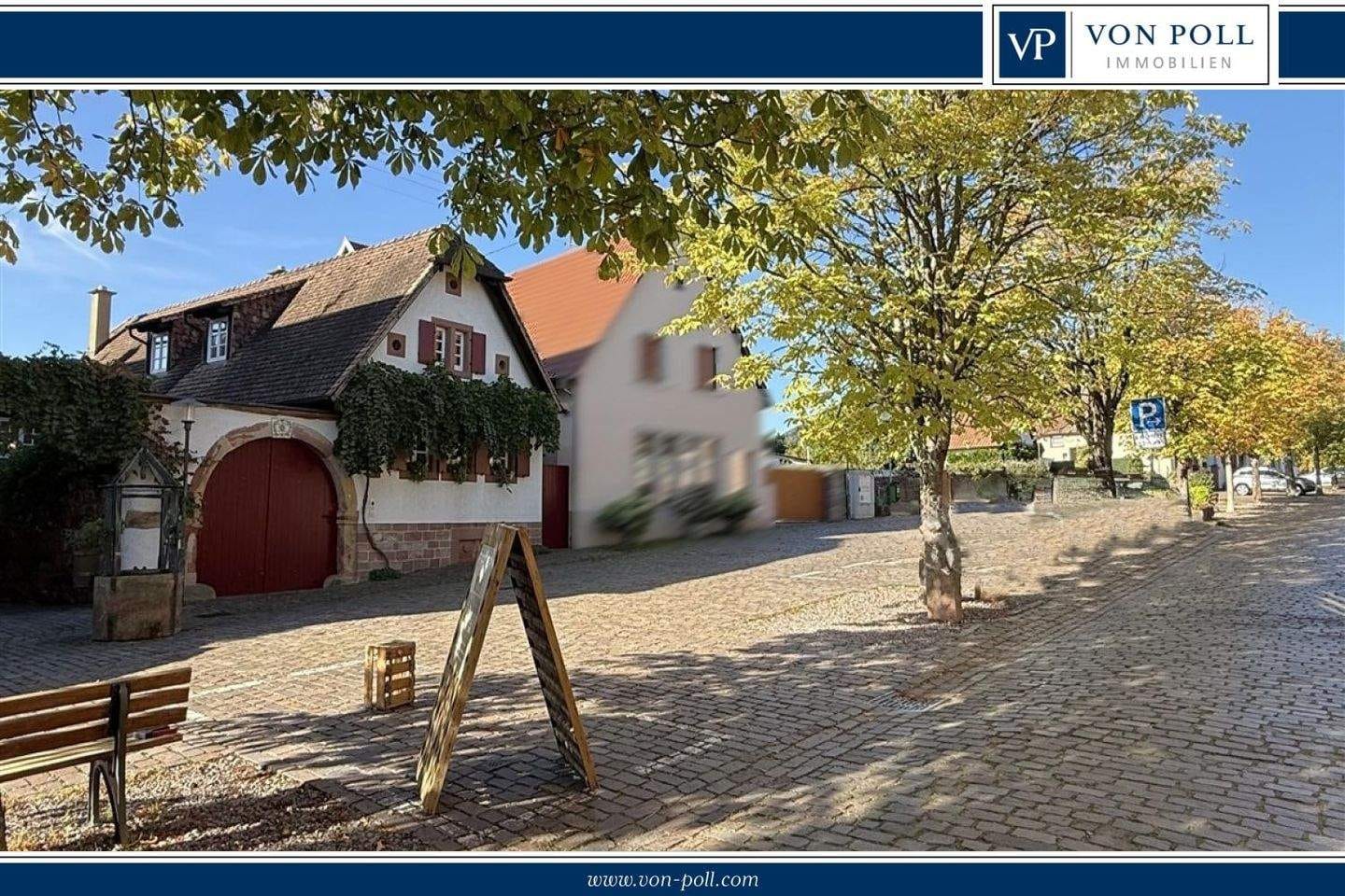 Immobilie in Rhodt unter Rietburg - Theresienstraße: Bezauberndes Fachwerkhaus mit idyllischem Innenhof und romantischem Garten - Bild 0