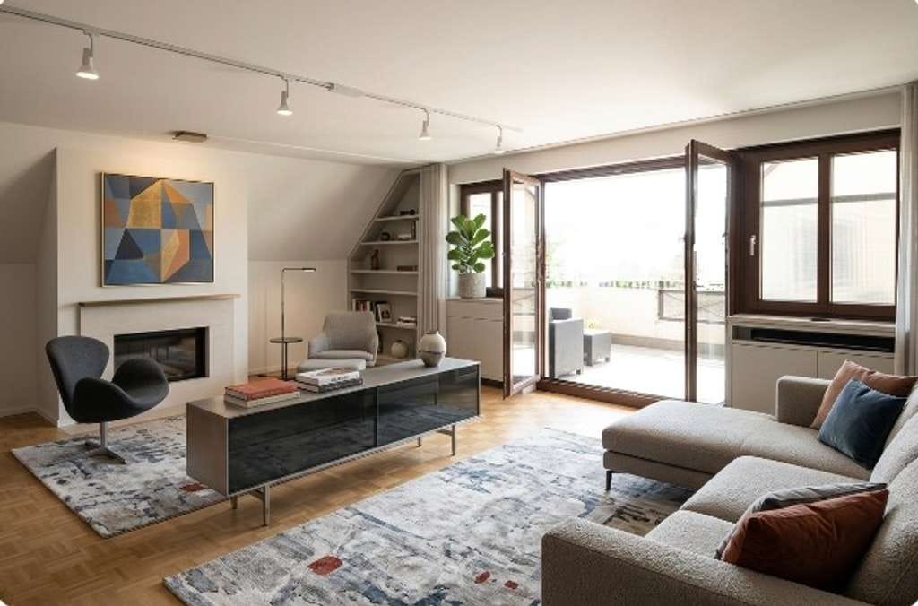 Immobilie in Gersthofen - Exklusive, großzügige 3-Zimmer-Dachterrassenwohnung mit zusätzlicher Loggia in Gersthofen - Bild 0