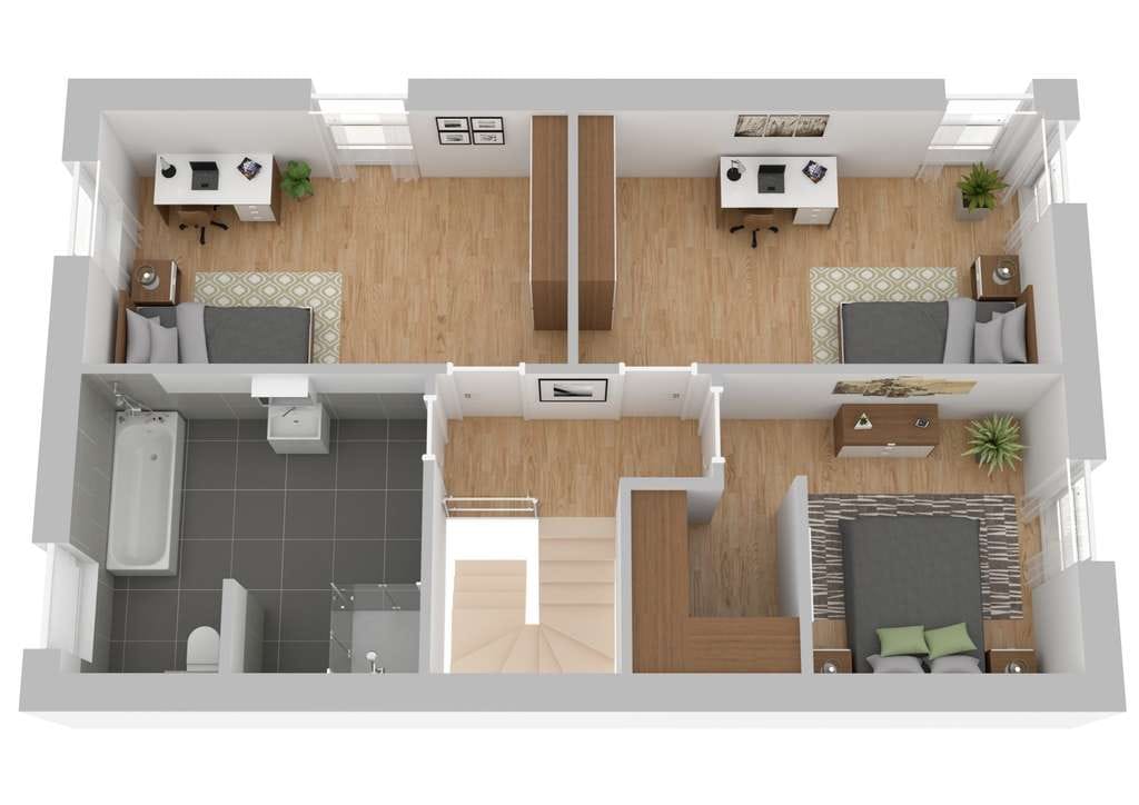 Immobilie in Rastenberg - Moderne Doppelhausvilla inkl. Grundstück in guter Wohnlage - Bild 4