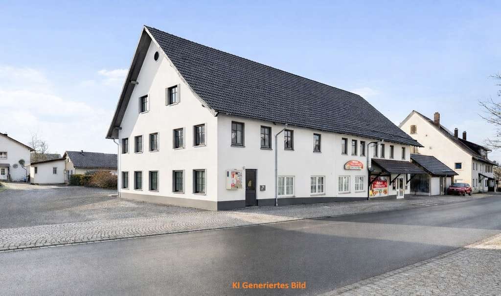 Immobilie in Markt Rettenbach - Eigennutzung und Kapitalanlage kombiniert - Mehrfamilienhaus mit weiterem Ausbaupotenzial rd. 350 m2 - Bild 2